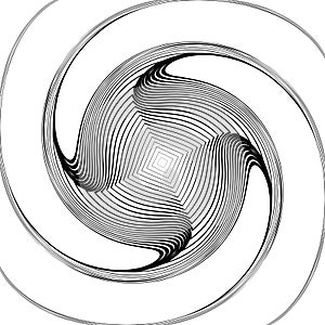 Design twirl movement illusion background