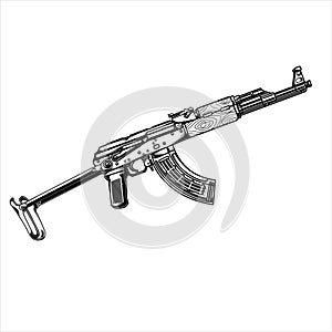 gun akm 74 tactical