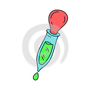 Design vector objects illustration science elements and laboratory objects