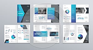 Design vector template layout for company profile ,annual report with cover, brochures, flyers, presentations,