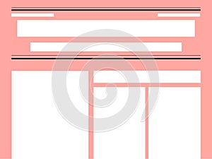 Design a website wireframe homepage layout design