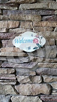 Design welcome sign