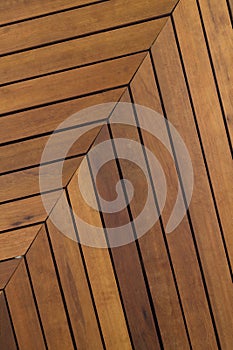 Design of wood plank used for modern wall interior