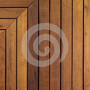 Design of wood plank used for modern wall interior