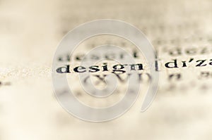 Design word dictionary
