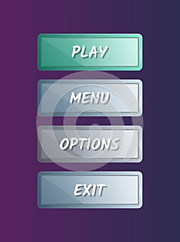 Designed game user interface set