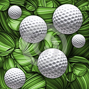 Designed golf background