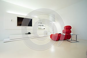 Designed interior in modern style