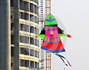 Designed kites of unique patterns and colours