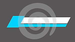 Designed a modern lower third in high resolution. Modern designed lower third.