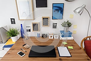 Designed modern workspace