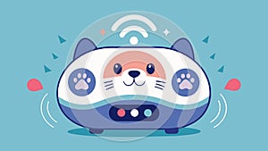 Designed specifically for pets this sound machine uses scientifically proven frequencies to promote a sense of peace and photo