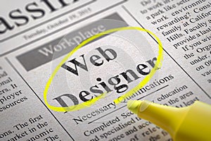 Designer Coder Jobs in Newspaper.