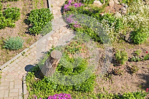 Designer garden path