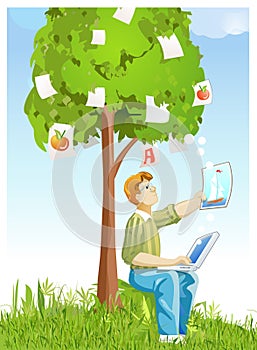 Designer and pictures tree