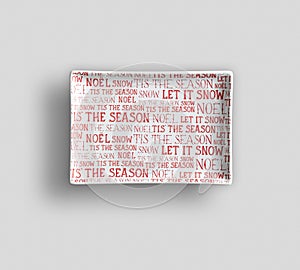 Designer Square Tray White Colour - Image photo
