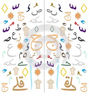 Designing an analogue drawing for Thuluth script letters