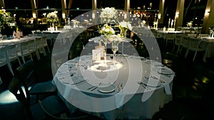 Designing tables in an event hall