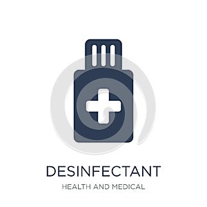 Desinfectant icon. Trendy flat vector Desinfectant icon on white photo