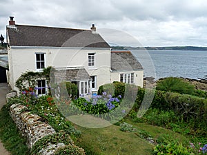 Desirable property, Cornish cottage with sea view, Cornwall, UK photo