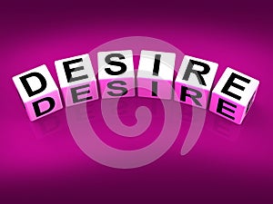 Desire Blocks Show Desires Ambitions and photo