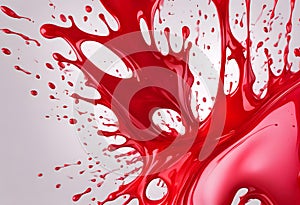 DESIRE RED color drop paint abstract background