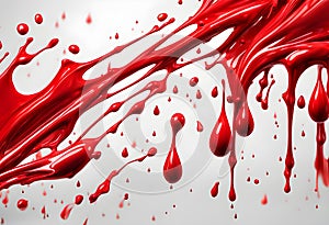 DESIRE RED color drop paint abstract background