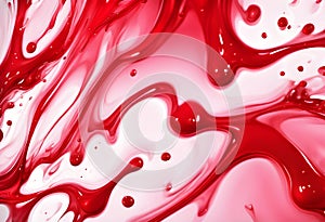 DESIRE RED color drop paint abstract background