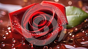 desire romance roses background