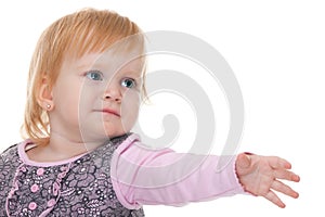 Desiring blond toddler photo