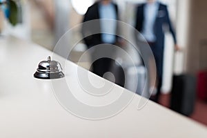 Desk With Bell Modern Luxury Hotel Reception Counter