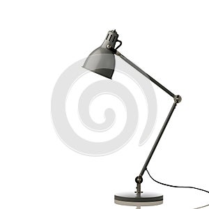Desk lamp isolated on white