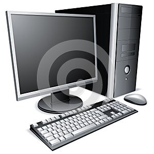 Desktop computer.