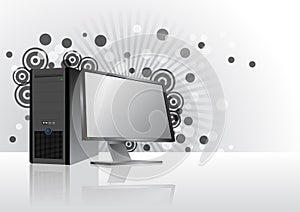 Desktop computer graphic
