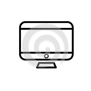 Desktop computer icon