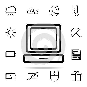 desktop computer icon. web icons universal set for web and mobile