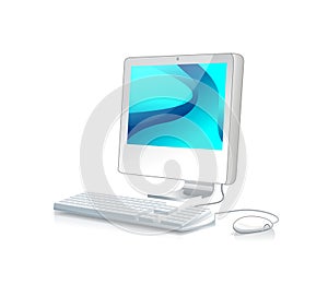 Desktop Computer Illustration