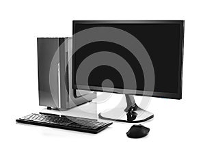 Desktop computer. photo