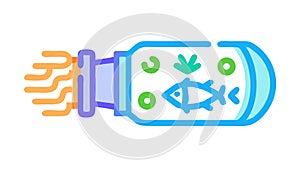 Desktop Computer with Pie Chart Icon Vector, Data, Analysis, vector design Generative AI
