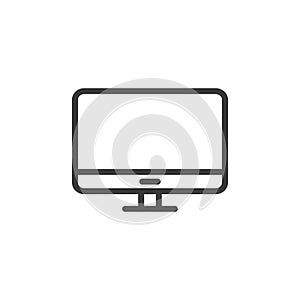 Desktop computer or TV icon