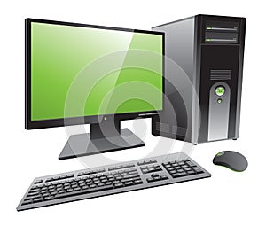 Desktop computer workstation