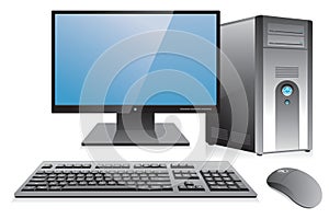 Desktop computer workstation