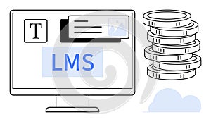 Digital Learning Management System and Cloud Storage with Financial Integration Concept