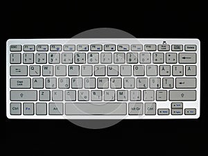 Desktop PC Bluetooth qwerty keyboard layout photo