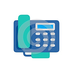 Desktop Phone Icon for Communication