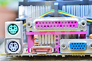 Desktop rear part details