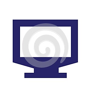 Desktop  Simpel Logo Icon Vector Ilustration