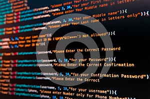 Desktop source code and Wallpaper by Computer language with coding and programming.