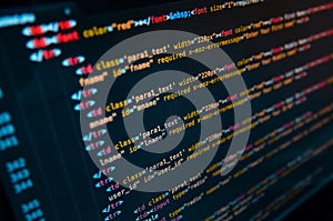 Desktop source code and Wallpaper by Computer language with coding and programming.