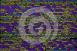 Desktop source code and Wallpaper by Computer language with coding and programming.